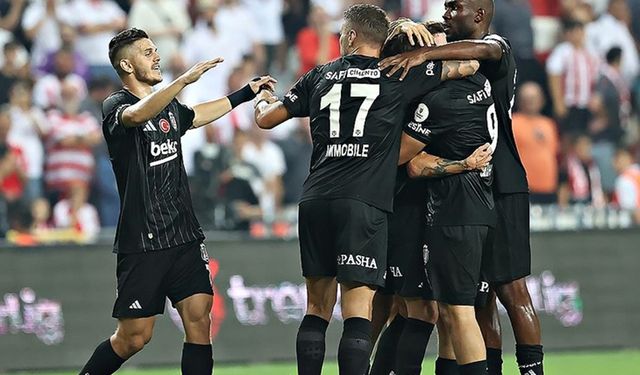 Beşiktaş'tan sezona üst üste 5. kez galibiyetle başlangıç