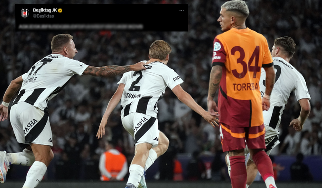 Beşiktaş, sosyal medya hesabından Galatasaray'la dalga geçti