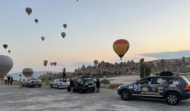 Doğu-Batı Dostluk ve İpek Yolu Rallisi Kapadokya'dan hareket etti