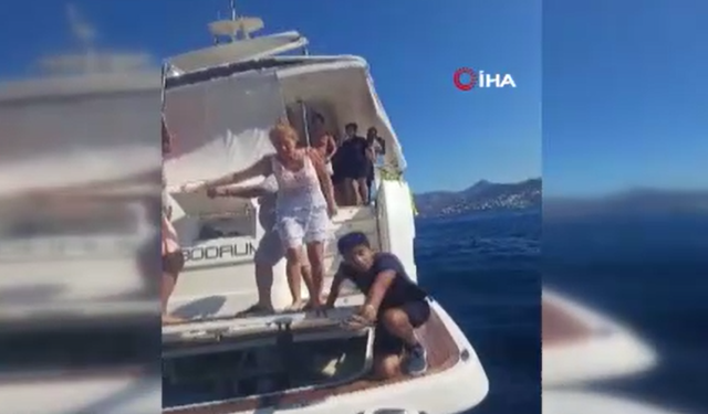 Bodrum'daki yat kazasından yeni görüntü ortaya çıktı