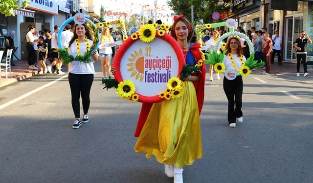 Tekirdağ'da "32. Ayçiçeği Festivali" başladı