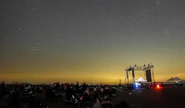 "Perseid meteor yağmuru" Karacabey sahilinde izlendi