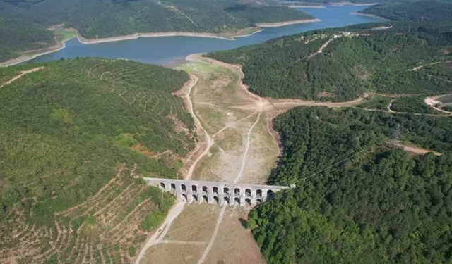 İstanbul'daki barajların doluluk oranı yüzde 50'nin altına düştü!