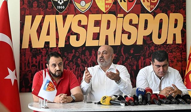 Kayserispor Başkanı Ali Çamlı, genel kurulda yeniden aday olmayacağını açıkladı