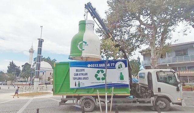 Silivri'de belediye çalışıyor: 35 mahalleye 170 cam kumarası