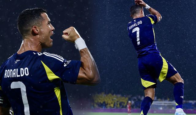 Ronaldo durmak bilmiyor: Bir rekor daha kırdı