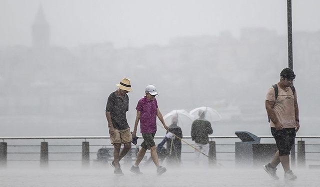 İstanbul'da yarın yerel kuvvetli sağanak bekleniyor