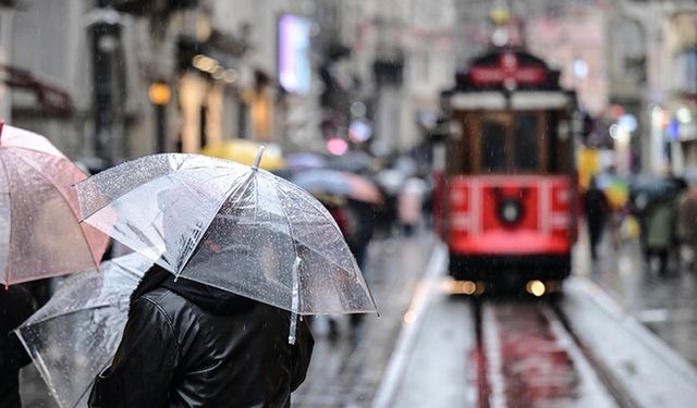 İstanbul ile Kırklareli ve Tekirdağ'ın doğusunda yerel kuvvetli yağış bekleniyor