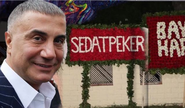 Sedat Peker her yere yetişiyor: Kocaman çelenk yolladı!