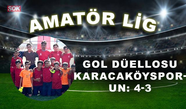 Gol düellosu Karacaköyspor’un: 4-3