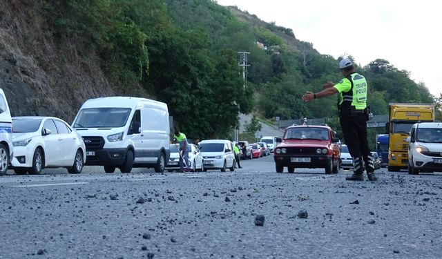 Samsun’da taş ocağında patlama