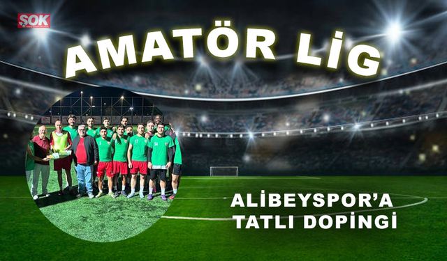 Alibeyspor’a tatlı dopingi