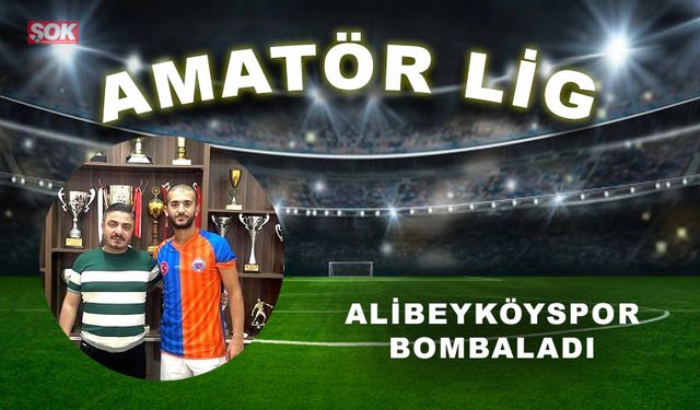 Alibeyköyspor bombaladı