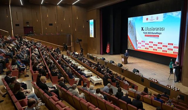 Ankara'da 10. Uluslararası Türk Dili Kurultayı başladı