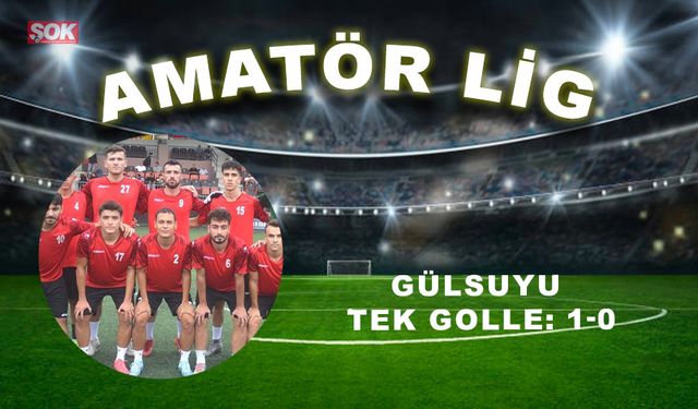 Gülsuyu tek golle: 1-0