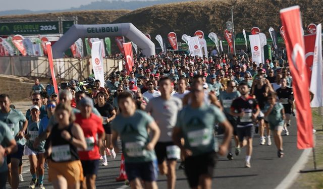 Çanakkale'de "9. Uluslararası Gelibolu Maratonu" başladı