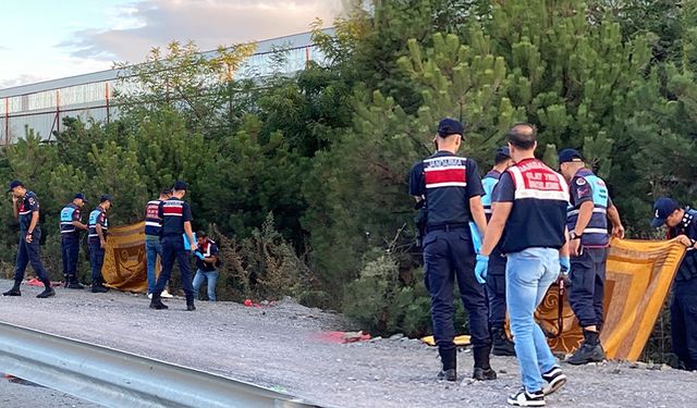 Kuzey Marmara Otoyolu'nda feci kaza: Araç takla attı ve metrelerce sürüklendi!