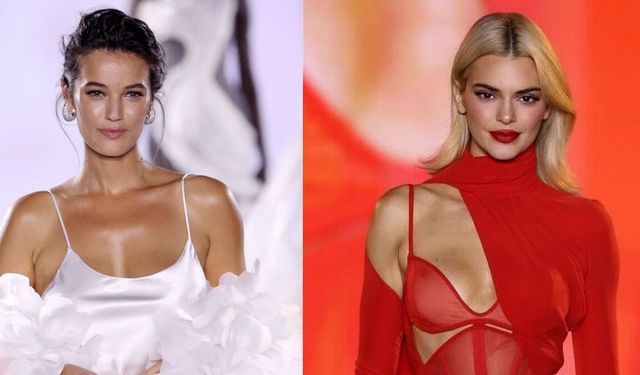 Pınar Deniz ile Kendall Jenner podyumda boy gösterdi