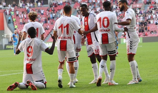 Gol düellosunda kazanan Samsunspor oldu