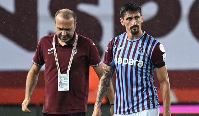 Trabzonsporlu futbolcu Savic'in adalesinde yaralanma tespit edildi