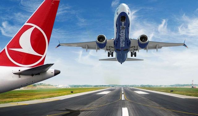 THY ile SunExpress uçakları az kalsın birbirine giriyordu!