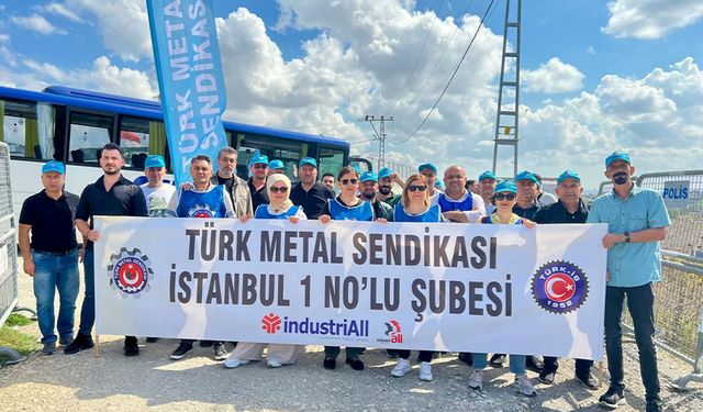 Polonez sucuk işçilerine Türk Metal Sendikası'ndan güçlü destek