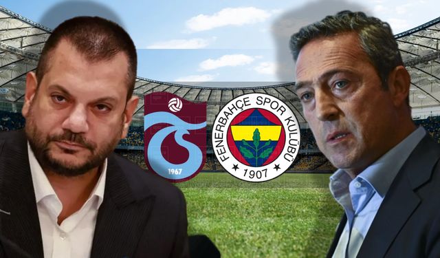 Trabzonspor'dan Fenerbahçe'ye zeytin dalı: Ali Koç ve Ertuğrul Doğan bir araya geliyor!