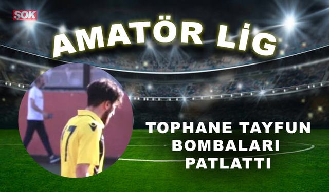 Tophane Tayfun bombaları patlattı