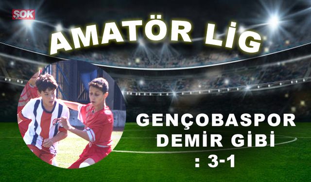 Gençobaspor Demir gibi: 3-1