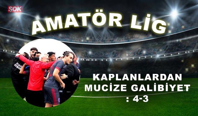 Kaplanlardan mucize galibiyet: 4-3