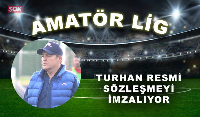 Turhan resmi sözleşmeyi imzalıyor