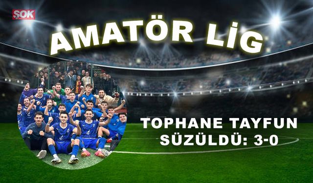 Tophane Tayfun süzüldü: 3-0