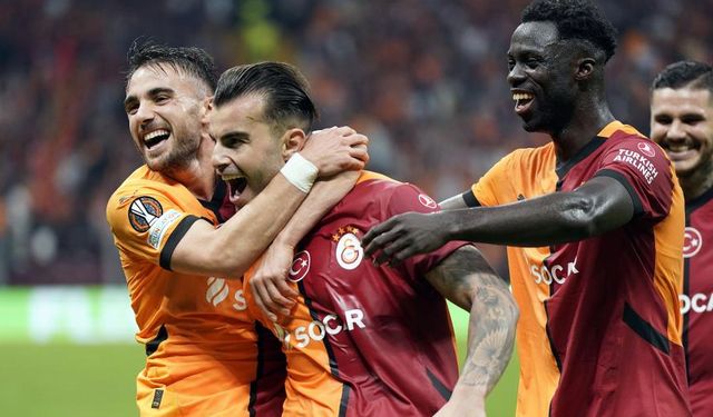 Avrupa'da gol yağmuru! 7 gollü maçta Galatasaray kazandı