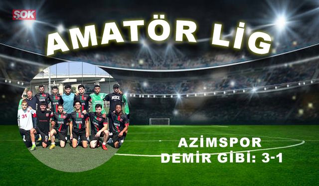 Azimspor Demir gibi: 3-1