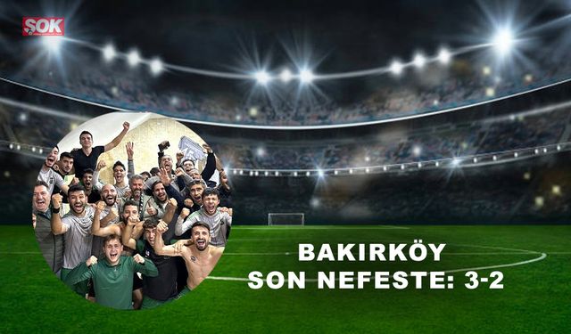 Bakırköy son nefeste: 3-2