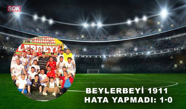 Beylerbeyi 1911 hata yapmadı: 1-0