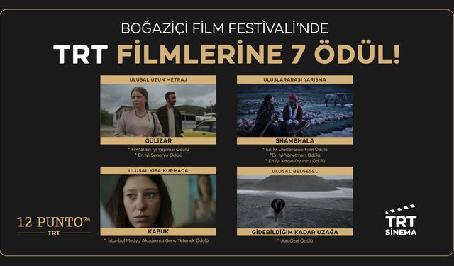 Boğaziçi Film Festivali’nden TRT yapımlarına tam 7 ödül