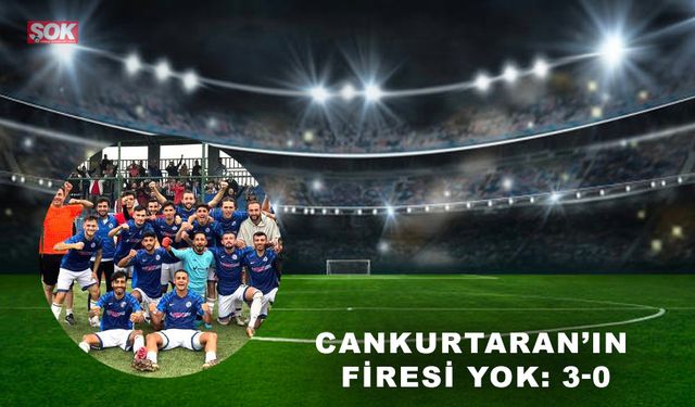 Cankurtaran’ın firesi yok: 3-0