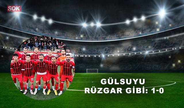 Gülsuyu rüzgar gibi: 1-0