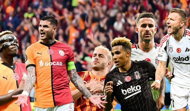 Galatasaray-Beşiktaş derbisinde gözler golcülerde olacak