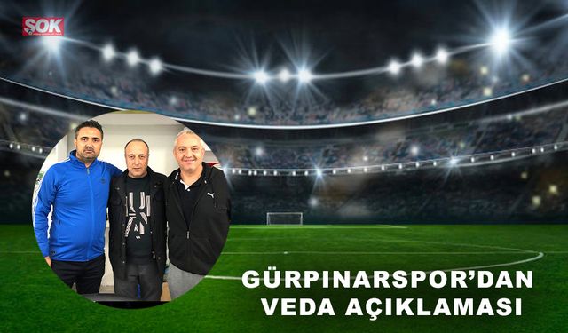 Gürpınarspor’dan veda açıklaması