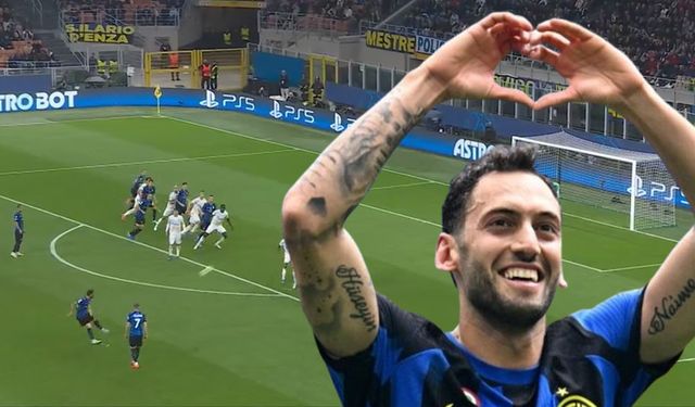 Devler Ligi'nde Hakan Çalhanoğlu'nun gecesi! Ne gol ama..