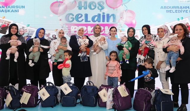 En güzel gelenek 'Hoş Geldin Bebek'