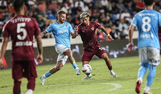 Hatayspor ile Trabzonspor 1-1 berabere kaldı