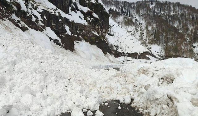 Artvin'de çığ nedeniyle 6 köy yolu ulaşıma kapandı