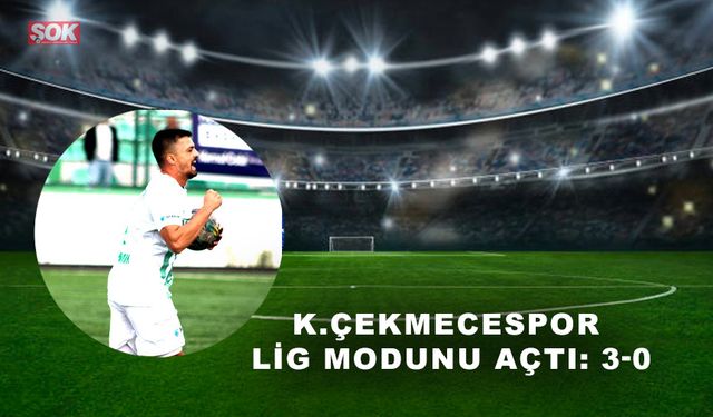 K.Çekmecespor lig modunu açtı: 3-0