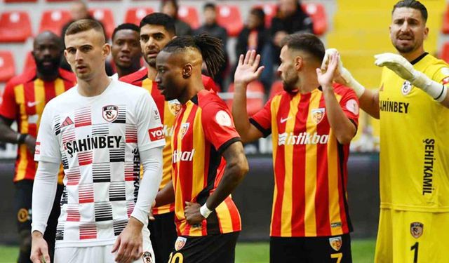 Kayserispor ligdeki 5. beraberliğini aldı