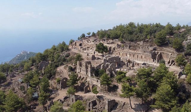 Syedra Antik Kenti "Gece Müzeciliği" için hazırlanıyor