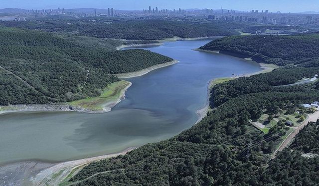 İstanbul'un barajlarındaki doluluk ortalama yüzde 36,48'e kadar indi