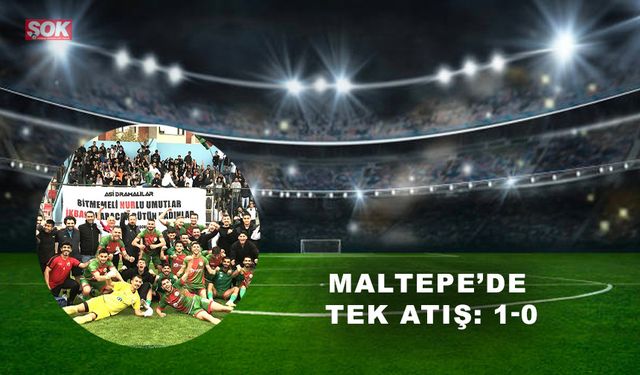 Maltepe’de tek atış: 1-0